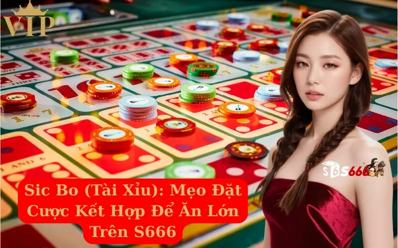 Sic Bo (Tài Xỉu): Mẹo Đặt Cược Kết Hợp Để Ăn Lớn Trên S666